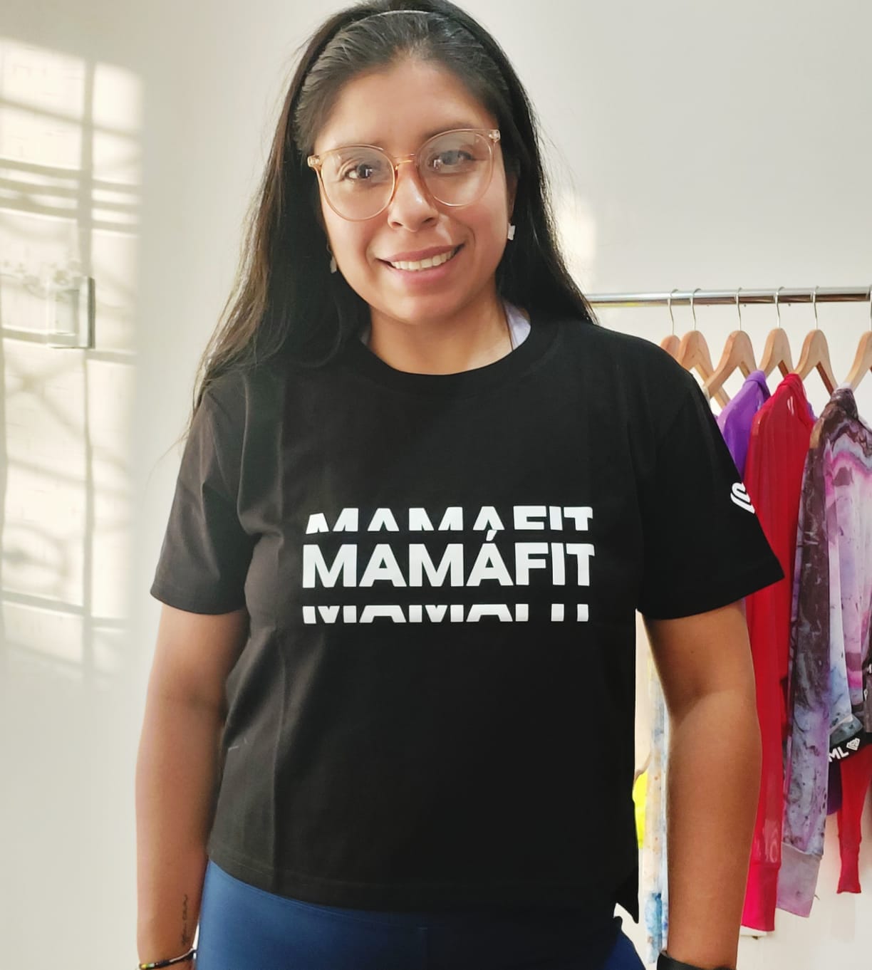 Polo deportivo Mamáfit rojo (talla S) - Imagen 2