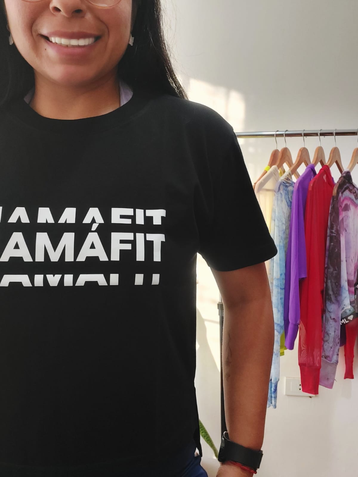 Polo deportivo Mamáfit rojo (talla S) - Imagen 4