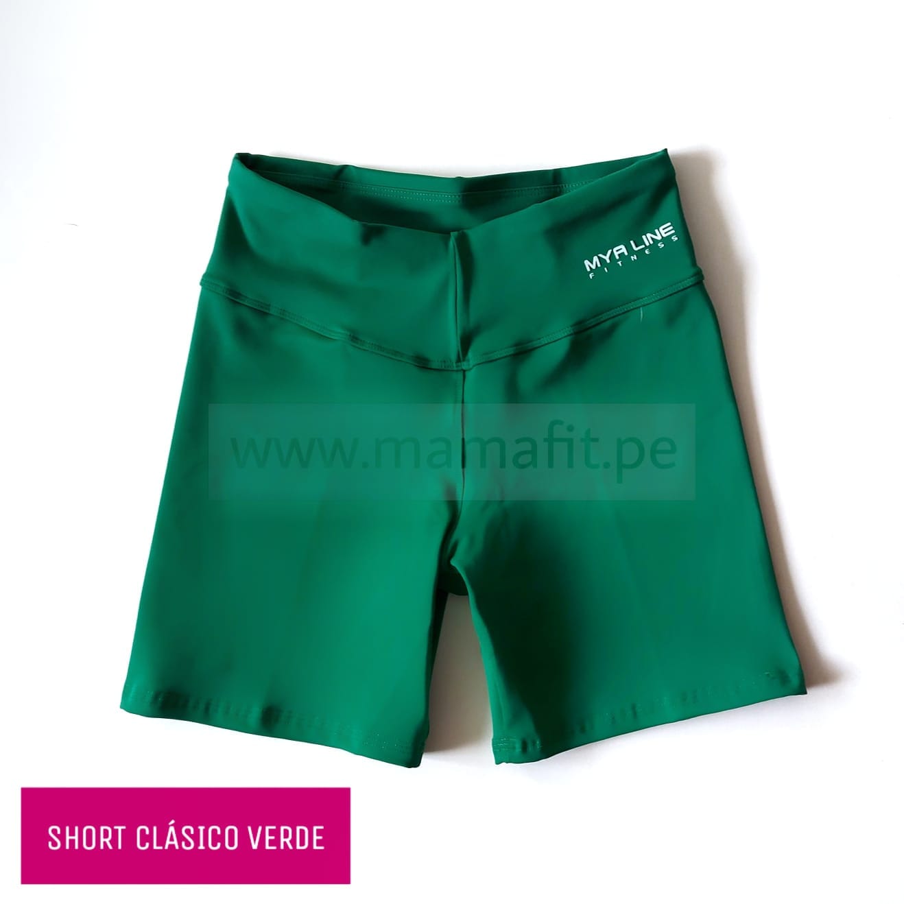 Short deportivo clásico verde (estándar S-M)