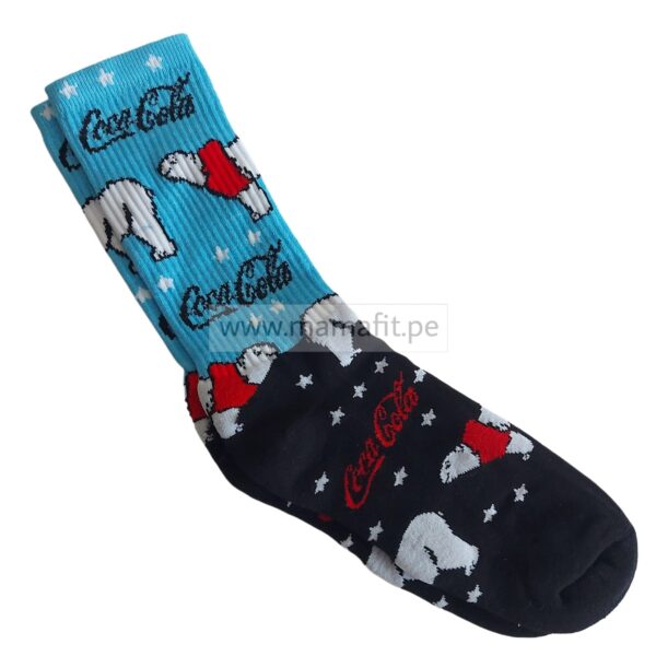 Medias deportivs navidad coca cola