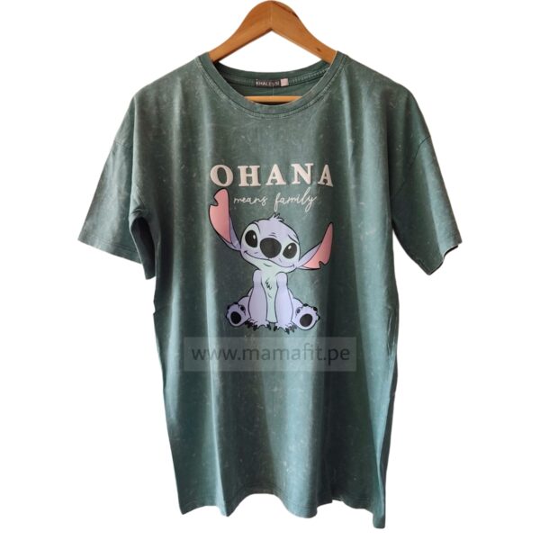 Polo oversize ohana gris