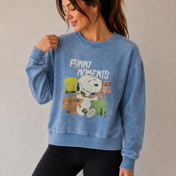 Polera snoopy celeste (S-M)