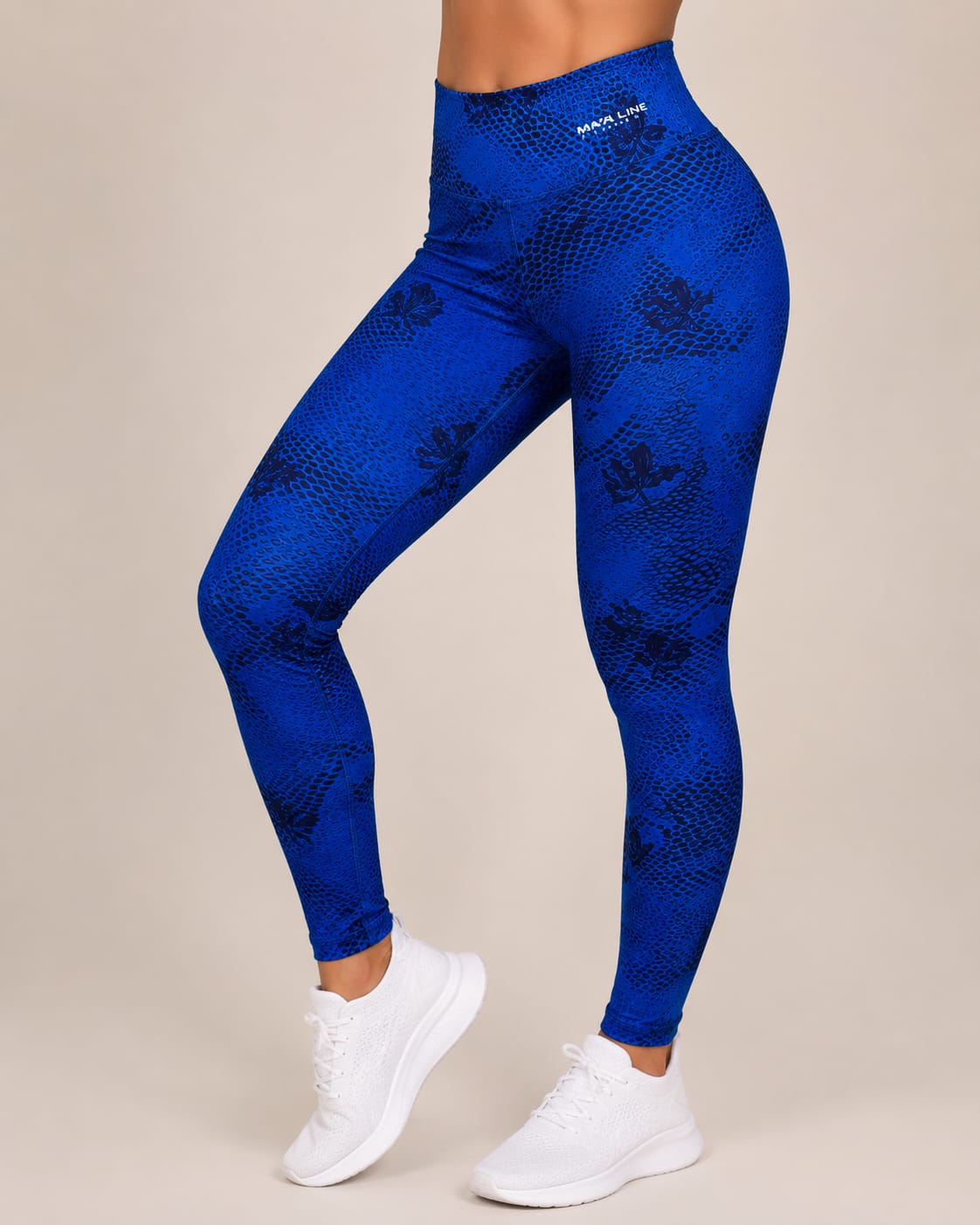 Tobillero print azulino (talla L)