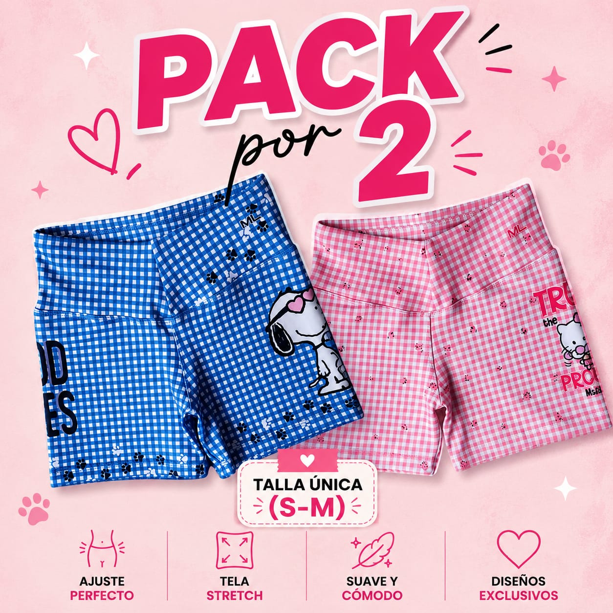 Pack x 2 - Short cómic