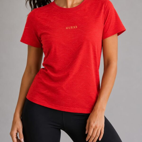 Polo cotton rojo (talla L)