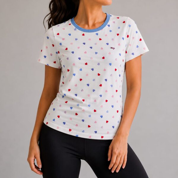 Polo cotton corazones (Talla S)