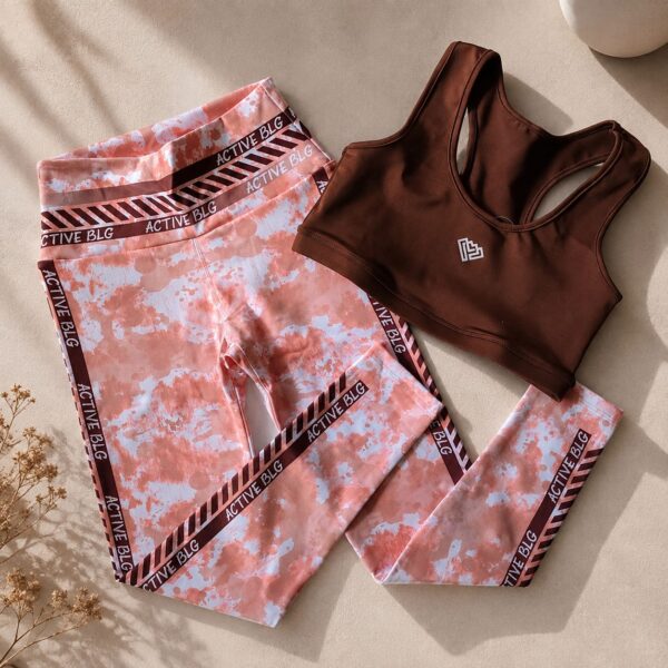 Conjunto print melón (S-M)