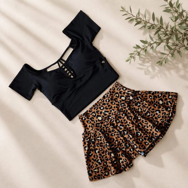 Conjunto animal print (S-M)